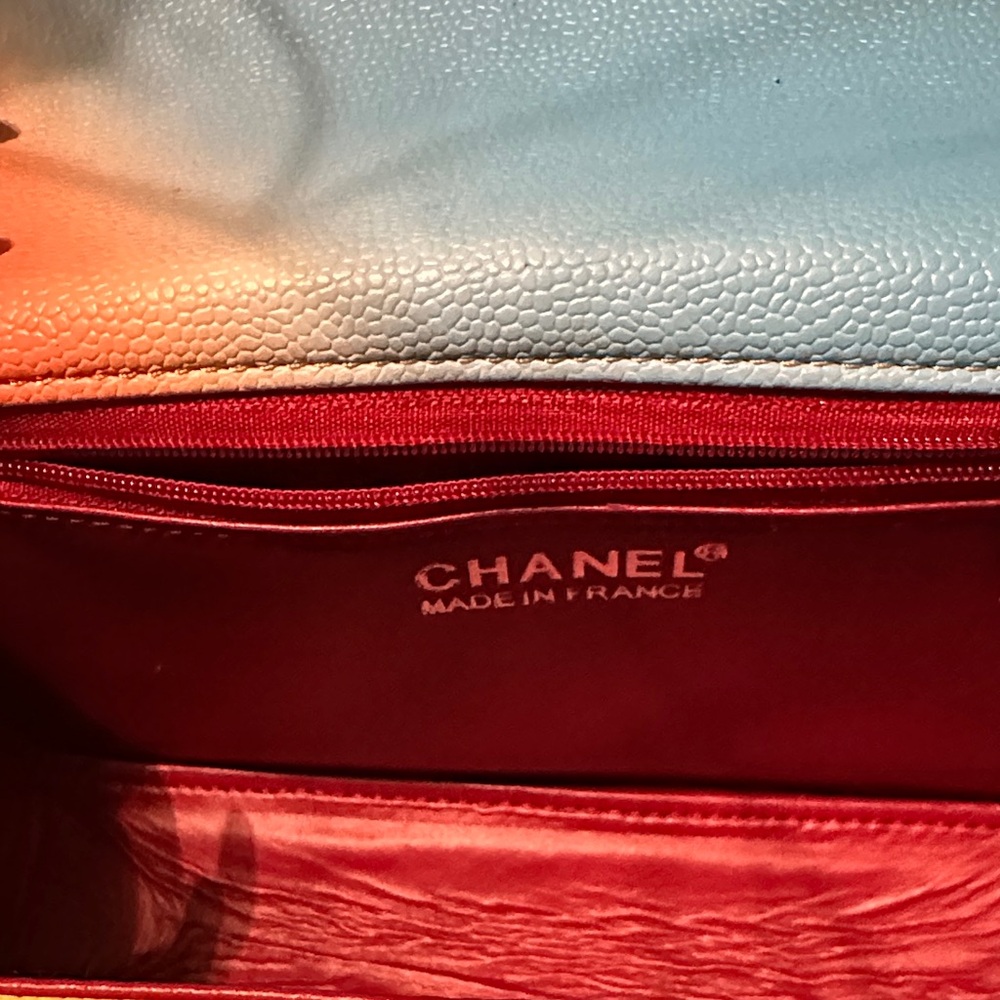 💥💥💥CC Pastel Rainbow Quilted Shoulder Bag - Picture 4 of 6